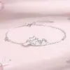 Pulseira Original Estrela Brilhante de Madrepérola para Mulheres, Prata Esterlina 925, Estilo Coreano, Sensação Fresca e de Alto Padrão, Presente de Dia dos Namorados