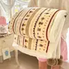 Manta de Vellón de Leche Manta para Siesta en la Oficina Cubierta Gruesa Flocada Cubierta de Sofá para Cama Lavable a Máquina Lavable al Agua