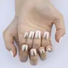 Unhas Usáveis Feitas à Mão Atacado Xiaohongshu Douyin Venda Quente Diamante Borboleta Coração High-End Nail Art Unhas Usáveis 24 Peças