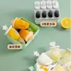 Forma de Sorvete com 8 Compartimentos para Crianças Molde DIY para Sorvete Caseiro Molde de Picolé de Grau Alimentício Molde Doméstico para Picolé