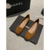 Zapatos Planos para Mujer para Primavera y Otoño 2026, Nuevo Estilo Retro Francés, Elegantes de Gamuza, Versátiles para el Trabajo, Zapatos de Abuela de Suela Plana