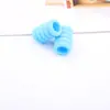 Opcional multicolorido 5 seções anel de imitação de silicone para todas as cordas de copo de plástico cordão corda pequena acessórios de terminal de silicone