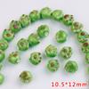Cerâmica Verde Estrela Gorducha Concha Peixe Pequeno Contas Retas Pulseira Colar DIY Feito à Mão Acessórios com Contas Material