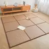 Alfombra de Rattan Plegable Estilo Japonés para Sala de Estar y Dormitorio, Esterilla de Piso de Verano, Esterilla Tatami, Esterilla Refrigerante de Verano para Bebés y Niños