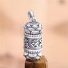 Chiba Thai prata Lucky Lotus pingente homens e mulheres personalidade retro na moda dominador oco aberto colar pingente
