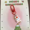 Nova Série de Coelhinhos de Natal Chaveiro Presente de Ano Novo Pingente de Natal Doce e Fofo Pingente de Bolsa