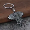 Transfronteiriço Hot Elephant Keychain Vintage Alloy Key Chain Pingente Criativo Travel Memorial Gift Factory Wholesale