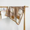 Bufanda de Algodón Lino Seda Espiga de Moda y Versátil con Estampado de Cadena de Alta Gama, Bufanda Decorativa para Cuello, Bufanda para Mujer al por Mayor