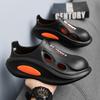 Pantuflas Baotou para Hombre Verano Suela Gruesa Sensación Dung Conducción Sandalias de Doble Propósito Playa Deportes Ropa Exterior Antideslizantes Zapatos Cueva