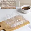 Forma para Torta de Ovo, Caixa de Embalagem para Torta, 1/2/4/6 Peças, Caixa de Embalagem Portátil para Cupcake, Forminha para Muffin para Uso em Barraca
