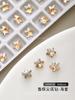 Joyería de diamantes para decoración de uñas Super Flash champán amor hacha Diamante gordo cuadrado octogonal Corazón torcido Diamante Red accesorios para uñas rojas al por mayor