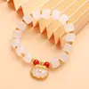 Nuevo Pulsera de Candado de Seguridad Ruyi Estilo Antiguo para Mujer, Mármol Blanco Imitación Regalo para Estudiantes para Mejores Amigas y Parejas, Pulsera de Candado de Longevidad