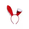 Accesorios para la Cabeza de Navidad Diadema de Conejita Roja Diadema de Felpa Otoño e Invierno Orejas de Conejo Cos Accesorios para el Cabello Fresco y Dulce