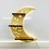 Lámpara de Polilla Luna Transfronteriza Estante de Cristal dios luna de madera Lámpara de Polilla Estante de Cristal estante de almacenamiento para sala de estar
