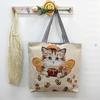 Nova Bolsa de Tecido com Fio de Ouro de Lado Único Estilo Transfronteiriço, Fornecimento de Comércio Exterior, Bolsa de Ombro Feminina Fashion, Bolsa de Compras, Bolsa de Ombro de Lona Artística
