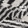 Tejido de Punto Jacquard Fluido 270g Poliéster Hilo Hueco Teñido en Hilo 100% Poliéster Tela para Suéter Camisa Rayada Polo