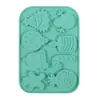 Serie Navideña Santa Árbol Oso Chocolate Dulce Galleta Molde de Silicona Cubo de Hielo Casero Gelatina Gomita Decoración de Pastel