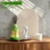 Botella de aromaterapia con forma de corazón de manzana verde, difusor de aceites esenciales, difusor de fragancia para el hogar y la oficina