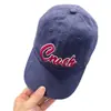 Gorra de Béisbol Vintage Americana Lavada Bordada con Letra Sombrero para el Sol Visera Curva Parte Superior Suave Informal Moderna Gorra de Pico de Pato
