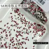 5A Brillantes Tira Larga Circonita Arte de Uñas Pedrería Mini Base Plana Corte Otoño e Invierno Color Champaña Decoraciones para Uñas