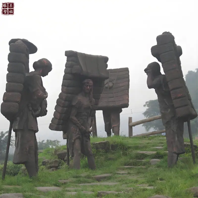 铜茶马古道雕塑
