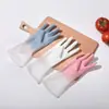 Guantes para Lavar Platos, Extra Largos y Gruesos, Duraderos para Limpieza de Cocina, Impermeables, Guantes Domésticos, Guantes de Goma para Lavandería y Limpieza del Hogar