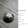 Suporte de Incenso Cerâmico Peônia Amassado à Mão Base Decoração de Casa Ornamento Estilo Chinês Cultural Criativo Magnólia Incensário Difusor Presente