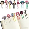 Grupo de Chicas Hunter Clips de Papel Coloridos Creativos Dibujos Animados Papelería para Estudiantes Marcapáginas Divisor de Páginas Venta Directa de Fábrica