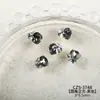 Decoraciones Brillantes para Uñas con Acabado, con Pedrería de Cristal de Alta Calidad con Forma de Huevo de Paloma, Pedrería con Forma de Azúcar Hielo y Pequeños Accesorios para Uñas Portátiles
