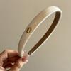 Mercerizado francês retrô temperamento brilhante padrão ouro tiara fina acessórios de cabelo de alta qualidade tiara para lavar o rosto grampo de cabelo novo estilo