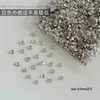 Rhinestones de Circonia Biselados de Fondo Plano 5A para Decoración de Uñas Mezcla de Mini Rhinestones Irregulares Decoraciones Blancas Súper Brillantes para Uñas Decoraciones de Rhinestone para Uñas Portátiles