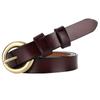 Cinto feminino decorativo all-match cinto retrô feminino moda real cinto anel coreano cinto vermelho atacado