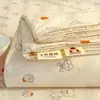 Sábanas de Gasa de Doble Capa Nuevas de Verano Pieza Única Lavables a Máquina Dormitorio de Estudiantes Sábanas para Cama en Casa Funda de Almohada Juego de Tres Piezas para Cama