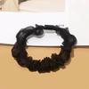Elásticos de Cabelo de Alta Elasticidade Transfronteiriços, Scrunchies Plissados de Alta Elasticidade, Elásticos Versáteis e de Alta Qualidade para Rabo de Cavalo
