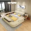 Cama Tatami Cama Eléctrica Vibratoria Masaje para Pareja Cama Simple Moderna Cama Multifuncional para Pareja