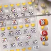 Pegatinas para Uñas Danza del León Estilo Chino Año Nuevo 5D en Relieve Danza del León 3D Pegatinas para Uñas DIY Accesorios Modelo Ca