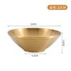 Tazón de Sopa de Acero Inoxidable 304 de Doble Capa Antiescaldante con Rosca, Tazón para Arroz, Tazón para Hot Pot Picante, Tazón para Ramen, Tazón para Fideos con Rosca, Tazón Cónico