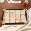 Caja de Almacenamiento para Pulseras Wenwan 2025 Estilo Nuevo Cuentas de Buda Pulsera de Jade Alta Gama Exquisita Caja de Joyería de Madera Maciza de Alta Gama