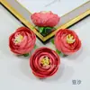 Folha Artificial Broto de Chá Retro Europeu Broto de Rosa 4,5 cm Corsage de Broto Flor de Pulso Fabricação Decoração de Caixa de Açúcar