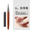 Fabricante de Pincéis para Pintura Fototerapia com Cabo de Sândalo para Manicures para Nail Art, Desenho de Linhas, Pintura de Flores, Sombreamento, Pincéis para Unhas Degradê Atacado