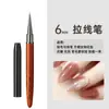 Caneta de unha com haste de sândalo japonês transfronteiriça conjunto especial de canetas para unhas 12 canetas de fototerapia caneta halo caneta de renda caneta esculpida