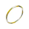 Pulsera Abierta Retorcida Fushi de Plata Pura 999.9, Pulsera de Plata Simple y Versátil Estilo Antiguo, Regalo para Novia o Mejor Amiga