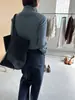 Suéter Acme com Gola Alta para Mulheres, Outono e Inverno, Macio e Amigo da Pele, Caimento Solto, Emagrecedor, Design Estilo Coreano Top 21631