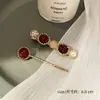 Presilha de cabelo doce e estilosa para mulheres, única e de alto valor, acessório de cabelo simples e sofisticado para franja