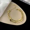 Pulseira de Aço Titânio com Trevo de Quatro Folhas em Toda a Peça para Meninas, Corda Vermelha, Joia de Mão Leve e Exquisita, de Luxo, Não Desbota, Venda Quente Transfronteiriça