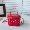 2026 Nuevo Mini Bolso Pequeño de Flores Elegante Bolso Cubo Casual Personalizado Moderno Elegante Bolso de Hombro Único Bolso Caja Bolso para Mujer