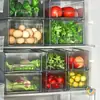 Cajón de Refrigerador Estilo Almacenamiento y Organización Casa Moderna Caja de Almacenamiento de Hielo Cajón Caja de Conservación para Congelador de Grado Alimenticio