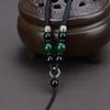 Pingente de Jade Pingente de Jade Pingente de Jade Cordão de Pescoço Colar Corda Pingente Grosso Pingente com Corda Jade Jade Marca