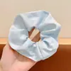 Scrunchie Floral Fofo e Doce com Laço para Meninas e Crianças, Acessório de Coque, Elástico de Cabelo, Corda de Cabelo