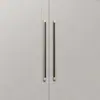 Manija de Puerta de Diseño Minimalista Original Estilo Chino, Manija de Alto Nivel para Salón de Banquetes Edificio de Oficinas, Manija Doble para Puerta en Bloques de Color en Stock